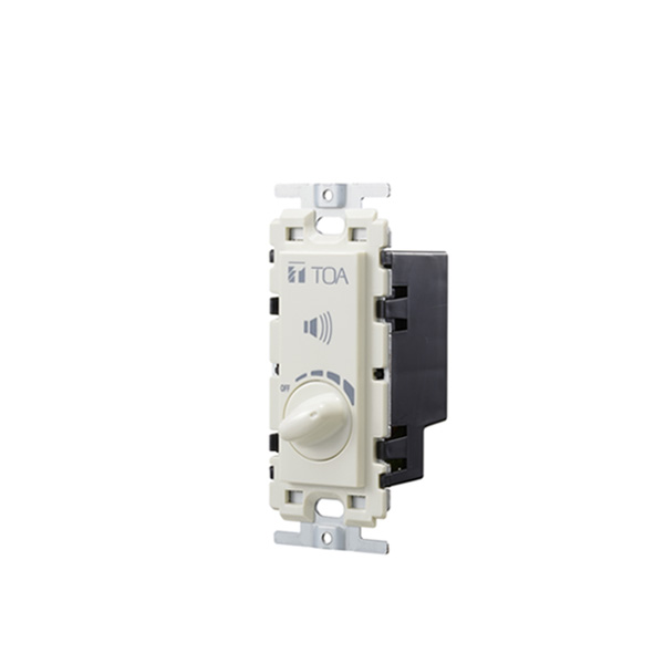 TOA AT-303AP Flush-mounted wall attenuator Volume control โวลุ่ม ปรับระดับเสียง เพิ่ม-ลด ระดับเสียง ติดผนัง Input Range 0.5 W - 30 W Volume Control