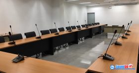 ผลงานการติดตั้ง ระบบเสียงห้องประชุม ศูนย์ไปรษณีย์ด่วนพิเศษกรุงเทพ รับบริการออกแบบ และติดตั้ง ระบบเสียง และระบบภาพ ด้วยทีมงานมืออาชีพ