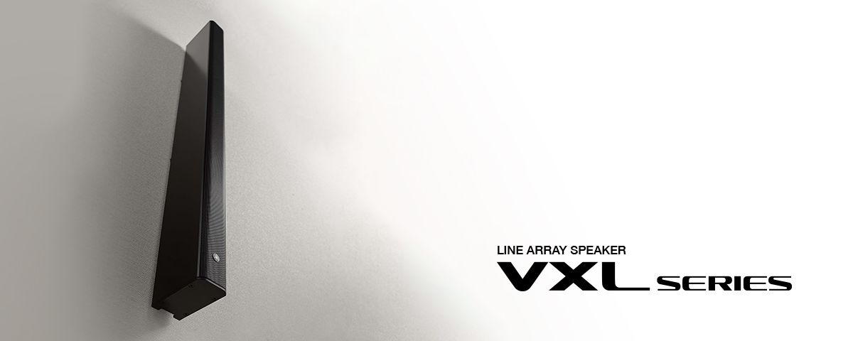 Slim line array loudspeaker with 8 x 1.5” drivers YAMAHA VXL1B-8 ตู้ลำโพงคอลัมน์ ขนาด 8x1.5 นิ้ว 160 วัตต์ YAMAHA VXL1B-8 ลำโพงคอลัมน์ 1.5 นิ้ว 8 ดอก