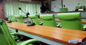ผลงานการติดตั้ง ระบบเสียงห้องประชุม ไปรษณีย์ เกษตรศาสตร์ รับบริการออกแบบ และติดตั้ง ระบบเสียง และระบบภาพ ด้วยทีมงานมืออาชีพ