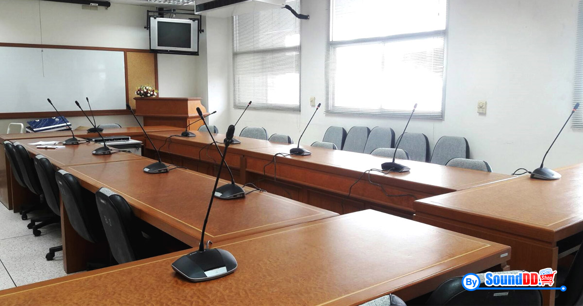ผลงานการติดตั้ง ระบบเสียงห้องประชุม ศูนย์ความเป็นเลิศด้านอนามัยสิ่งแวดล้อมและพิษวิทยา (EHT) รับบริการออกแบบ และติดตั้ง ระบบเสียง และระบบภาพ