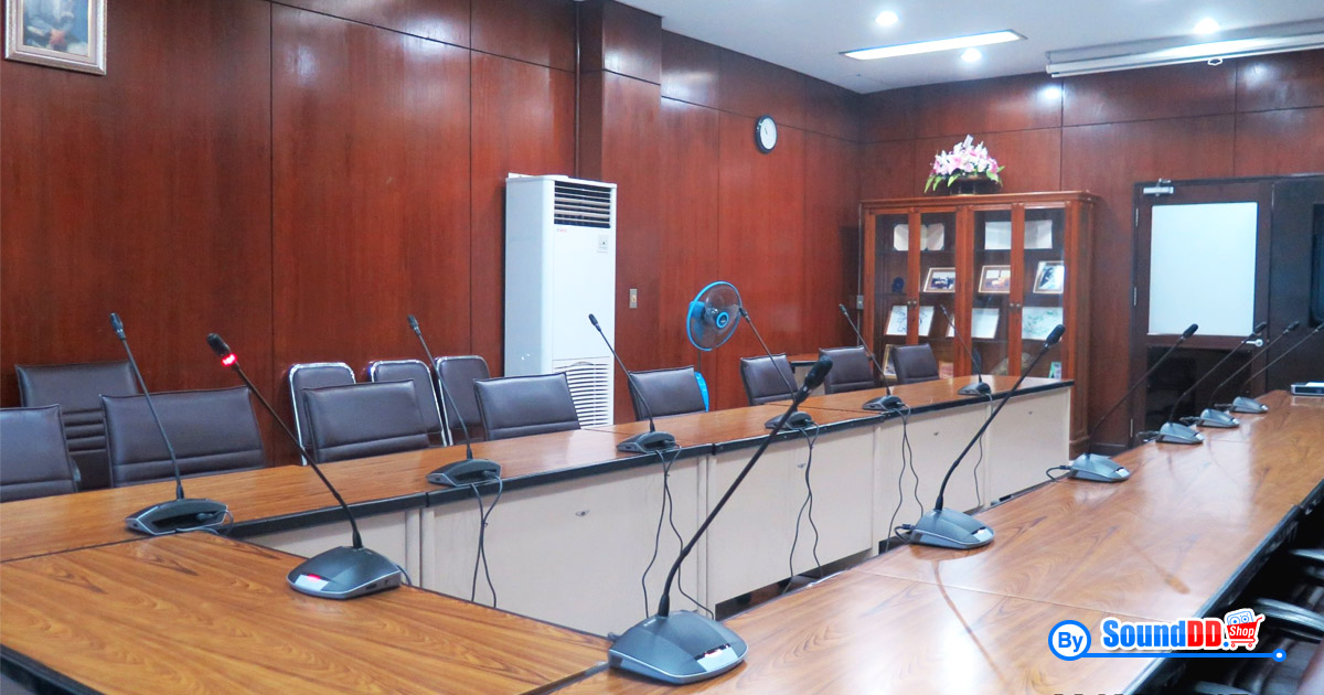 ผลงานการติดตั้ง ระบบเสียงห้องประชุม ศูนย์ฟื้นฟูสมรรถภาพคนงาน จ.ปทุมธานี รับบริการออกแบบ และติดตั้ง ระบบเสียง และระบบภาพ ด้วยทีมงานมืออาชีพ