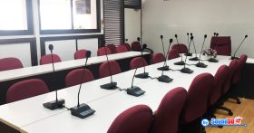 ผลงานการติดตั้ง ระบบเสียงห้องประชุม สำนักงานปลัดกระทรวงสาธารณสุข รับบริการออกแบบ และติดตั้ง ระบบเสียง และระบบภาพ ด้วยทีมงานมืออาชีพ