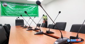 ผลงานการติดตั้ง ระบบเสียงห้องประชุม ธนาคารเพื่อการเกษตรและสหกรณ์การเกษตร รับบริการออกแบบ และติดตั้ง ระบบเสียง และระบบภาพ ด้วยทีมงานมืออาชีพ