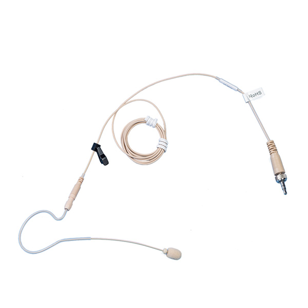 TOA YP-MS4E Beige Color Ear-Hook Microphone ไมค์ลอยเกี่ยวคล้องหู ทิศทางการรับเสียงแบบ Omnidirectional หัวเชื่อมต่อแบบ TOA YP-MS4E Microphone