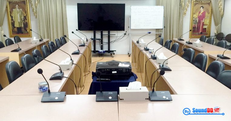 ผลงานการติดตั้ง ระบบเสียงห้องประชุม โรงพยาบาลจุฟ้ารัตน์ 3 รับบริการออกแบบ และติดตั้ง ระบบเสียง และระบบภาพ ด้วยทีมงานมืออาชีพ