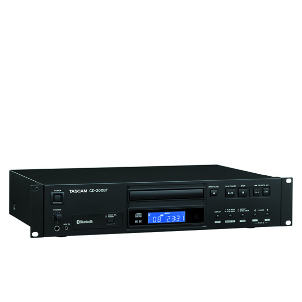 TASCAM CD-200BT Play CDs and Streaming Audio from Bluetooth TASCAM CD-200BT เครื่อง เล่น CD รองรับ มี บลูทูธ Player TASCAM CD-200BT CD บลูทูธ Player