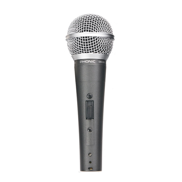 PHONIC DM.690 ไมโครโฟน ใช้สำหรับ ร้อง/พูดและจ่อเครื่องดนตรี  หรือใช้ในงานพูดพรีเซนต์ ให้พลังเสียงที่เหมาะสม ใช้งานแบบถือก็เหมาะมือ ใช้งานกับขาตั้งไมค์ก็ดี