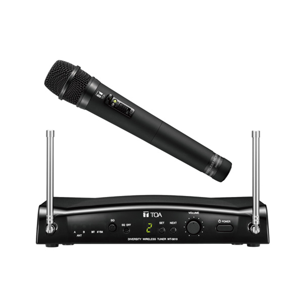 TOA WS-5225 Wireless Microphone Set Handheld 16Ch, Condenser Microphone TOA WS-5225 ชุดไมค์ลอยเดี่ยวแบบมือถือ ย่าน UHF TOA WS-5225 Hand-Held