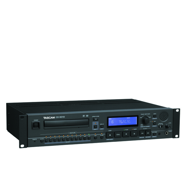 TASCAM CD-6010 High-Performance CD Player for the Broadcast TASCAM CD-6010 เครื่อง เล่น CD รองรับ CD-DA/WAV/MP3 TASCAM CD-6010 Player