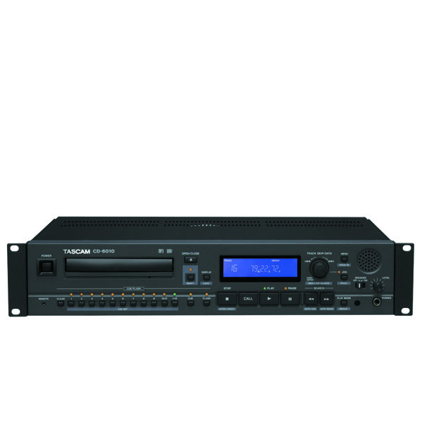 TASCAM CD-6010 High-Performance CD Player for the Broadcast TASCAM CD-6010 เครื่อง เล่น CD รองรับ CD-DA/WAV/MP3 TASCAM CD-6010 Player