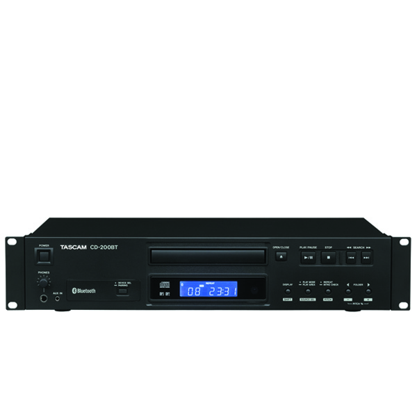 TASCAM CD-200BT Play CDs and Streaming Audio from Bluetooth TASCAM CD-200BT เครื่อง เล่น CD รองรับ มี บลูทูธ Player  TASCAM CD-200BT CD บลูทูธ Player