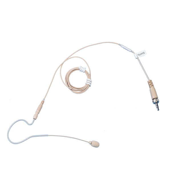 TOA YP-MS4E Beige Color Ear-Hook Microphone ไมค์ลอยเกี่ยวคล้องหู ทิศทางการรับเสียงแบบ Omnidirectional หัวเชื่อมต่อแบบ TOA YP-MS4E Microphone