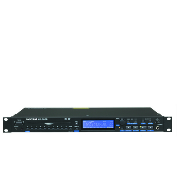TASCAM CD-500B Single-rackspace CD Player with Balanced Out TASCAM CD-500B เครื่อง เล่น CD Player TASCAM CD-500B Player จากแบรนด์