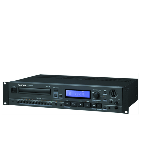 TASCAM CD-6010 High-Performance CD Player for the Broadcast TASCAM CD-6010 เครื่อง เล่น CD รองรับ CD-DA/WAV/MP3 TASCAM CD-6010 Player