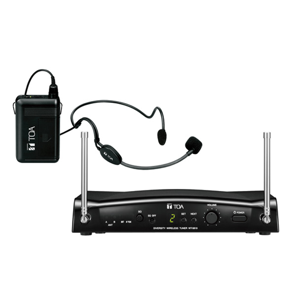 TOA WS-5325H WIRELESS MICROPHONE SET HEADSET 16CH, UNIDIRECTIONAL MICROPHONE TOA WS-5325H ชุดไมค์ลอย คาดศรีษะ ย่าน UHF TOA WS-5325H ไมโครโฟนคาดศรีษะ ไร้สาย