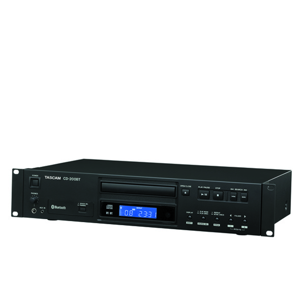 TASCAM CD-200BT Play CDs and Streaming Audio from Bluetooth TASCAM CD-200BT เครื่อง เล่น CD รองรับ มี บลูทูธ Player TASCAM CD-200BT CD บลูทูธ Player