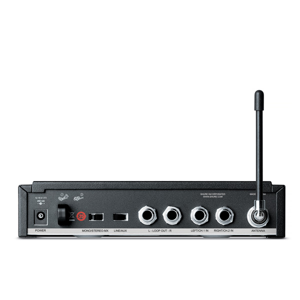 SHURE P3TERA215CL-Q12 ชุดเครื่องรับ/ส่ง ไร้สาย คลื่นความถี่ 748-758 MHz พร้อมหูฟัง SE215 - Image 4
