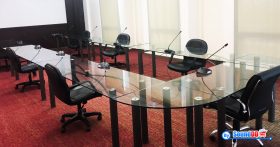 ผลงานการติดตั้ง ระบบเสียงห้องประชุม วิทยาลัยนานาชาติ รับบริการออกแบบ และติดตั้ง ระบบเสียง และระบบภาพ เช่น ระบบเสียงห้องประชุม ด้วยทีมงานมืออาชีพ