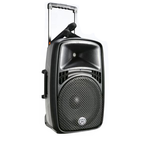 WHARFEDALE PRO EZ-12A เครื่องขยายเสียงเคลื่อนที่แบบลากจูง 12 นิ้ว 100 วัตต์ รองรับ MP3 ผ่าน USB/SD พร้อมบลูทูธเชื่อมสัญญาณในตัว