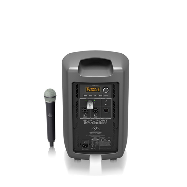 BEHRINGER MPA200BT ชุดเครื่องเสียงเคลื่อนที่ มีแอมป์ในตัว 8นิ้ว 200 วัตต์ คลาส D มีบลูทูธ พร้อมไมค์ลอย 1ตัวเครื่องเสียงเคลื่อนที่จากแบรนด์ BEHRINGER