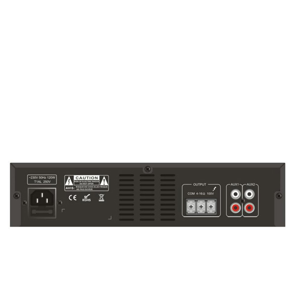 ITC T-B60 Mini digital amplifier with MP3 and Bluetooth ITC T-B60 มิกเซอร์แอมป์ 60 วัตต์ MONO 1 MIC , 2 AUX ITC T-B60 Amplifier