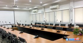 ผลงานการติดตั้ง ระบบเสียงห้องประชุม แขวงทางหลวงชนบทนครปฐม รับบริการออกแบบ และติดตั้ง ระบบเสียง และระบบภาพ ด้วยทีมงานมืออาชีพ