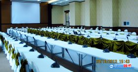 ผลงานการติดตั้ง ระบบเสียงห้องประชุม มหาวิทยาลัยราชภัฏเทพสตรี รับบริการออกแบบ และติดตั้ง ระบบเสียง และระบบภาพ เช่น ระบบเสียงห้องประชุม