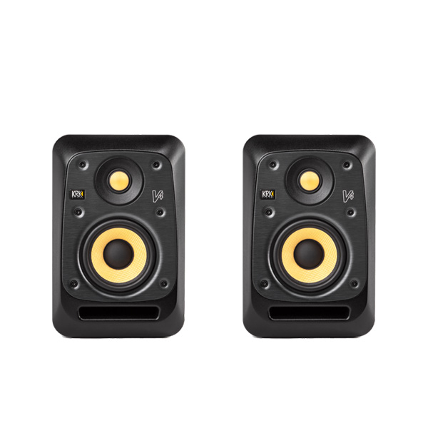 KRK V4 Series 4 Powered Reference Monitors KRK V4 ตู้ลำโพงมอนิเตอร์สตูดิโอมีแอมป์ในตัว 4 นิ้ว 2ทาง 85 วัตต์ KRK V4 ลำโพงมอนิเตอร์สตูดิโอมีแอมป์ในตัว