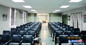 ผลงานการติดตั้ง ระบบเสียง ห้องประชุมสัมมนา บริษัท ไทยร่มเกล้า จำกัด รับบริการออกแบบ และติดตั้ง ระบบเสียง และระบบภาพ เช่น ระบบเสียงห้องประชุม