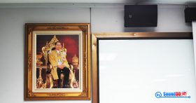 ผลงานการติดตั้ง ระบบเสียง ห้องประชุมสัมมนา บริษัท ไทยร่มเกล้า จำกัด รับบริการออกแบบ และติดตั้ง ระบบเสียง และระบบภาพ เช่น ระบบเสียงห้องประชุม