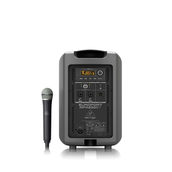 BEHRINGER MPA200BT ชุดเครื่องเสียงเคลื่อนที่ มีแอมป์ในตัว 8นิ้ว 200 วัตต์ คลาส D มีบลูทูธ พร้อมไมค์ลอย 1ตัวเครื่องเสียงเคลื่อนที่จากแบรนด์ BEHRINGER