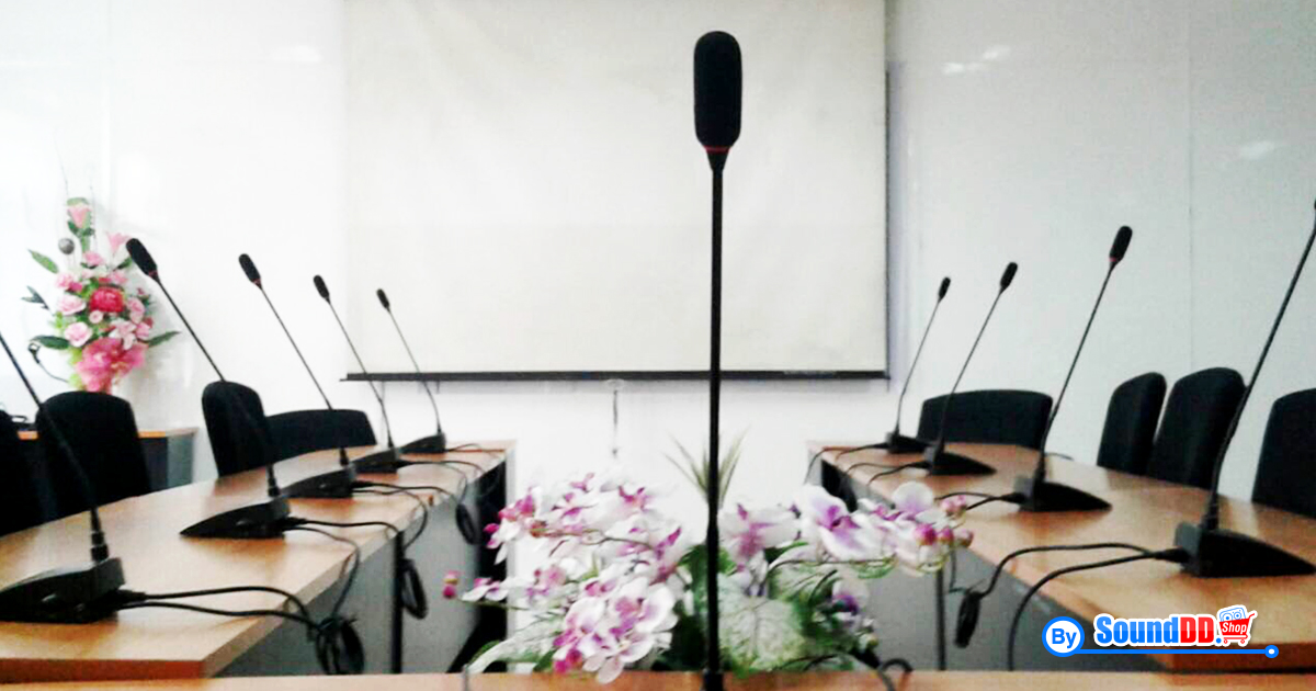 ผลงานการติดตั้ง ระบบเสียงห้องประชุม มหาวิทยาลัยราชมงคลธัญบุรี รับบริการออกแบบ และติดตั้ง ระบบเสียง และระบบภาพ เช่น ระบบเสียงห้องประชุม
