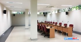 ผลงานการติดตั้ง ระบบเสียงห้องประชุม สำนักงานวิจัยแห่งชาติ รับบริการออกแบบ และติดตั้ง ระบบเสียง และระบบภาพ เช่น ระบบเสียงห้องประชุม ด้วยทีมงานมืออาชีพ