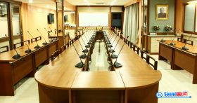 ผลงานการติดตั้ง ระบบเสียงห้องประชุม วัดพระศรีมหาธาตุวรวิหาร รับบริการออกแบบ และติดตั้ง ระบบเสียง และระบบภาพ ด้วยทีมงานมืออาชีพ
