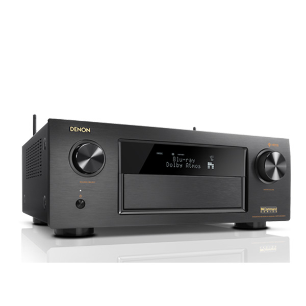 AV SURROUND RECEIVER WITH HEOS MUSIC STREAMING TECHNOLOGY DENON AVR-X4400H AV SURROUND RECEIVER 9.2 ชาแนล 9x200 วัตต์ มี HEOS สตรีมมิ่งเพลง DENON AVR-X4400H