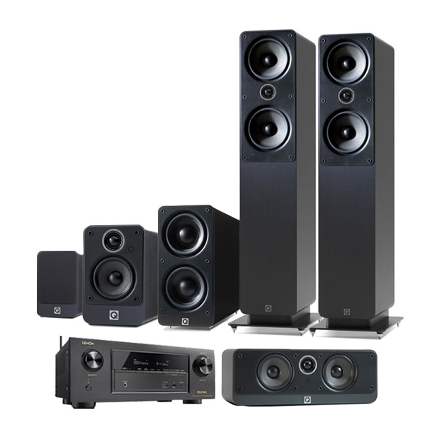 DENON D-ACOUSTIC III (Graphite) ชุดโฮมเธียเตอร์ 5.1 ชาแนล (รองรับได้ถึง 7.2 ชาแนล)