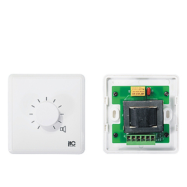 ITC T-671 Volume Control ITC T-671 Volume Control โวลุ่ม ปรับระดับเสียง เพิ่ม-ลด ระดับเสียง ติดผนัง ITC T-671 ปรับเสียง ของแท้