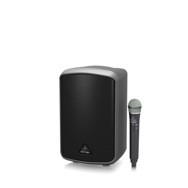BEHRINGER MPA100BT ชุดเครื่องเสียงเคลื่อนที่ มีแอมป์ในตัว 6 นิ้ว 100 วัตต์ คลาส D มีบลูทูธ พร้อมไมค์ลอย 1ตัว BEHRINGER MPA100BT เครื่องเสียงเคลื่อนที่