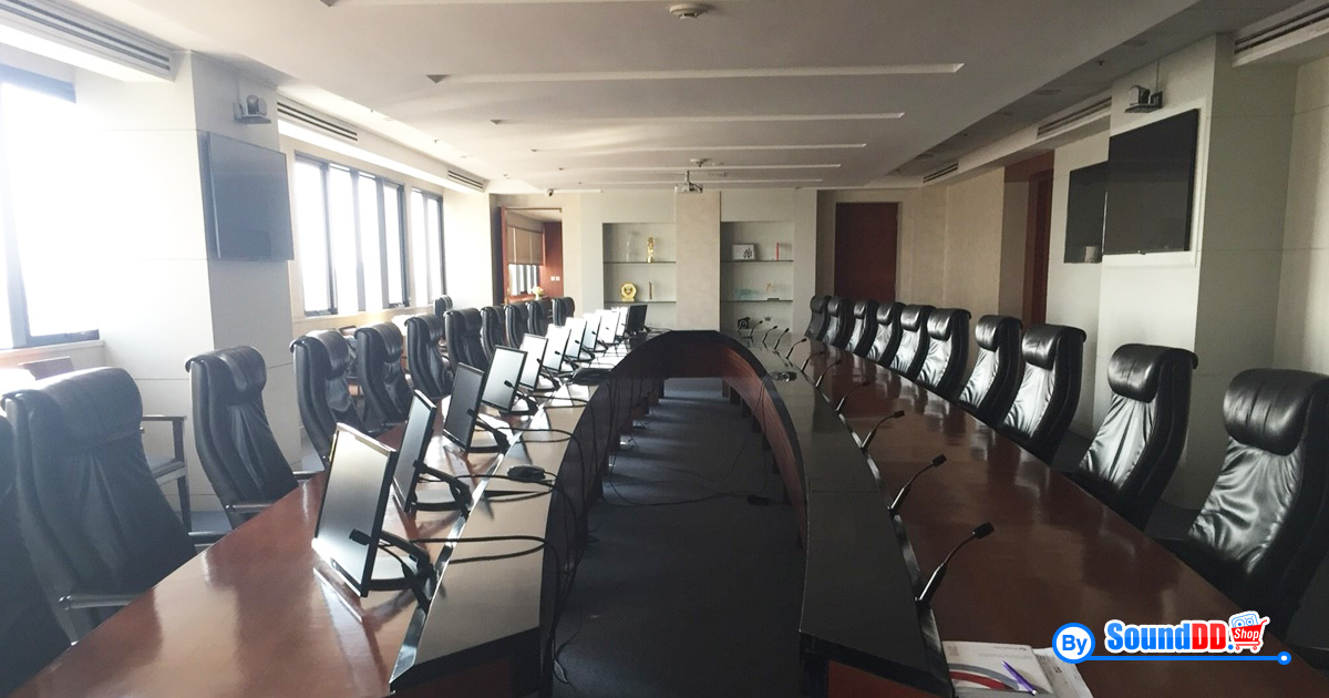 ผลงานการติดตั้ง ระบบเสียงห้องประชุม AIS สายลม รับบริการออกแบบ และติดตั้ง ระบบเสียง และระบบภาพ เช่น ระบบเสียงห้องประชุม ด้วยทีมงานมืออาชีพ