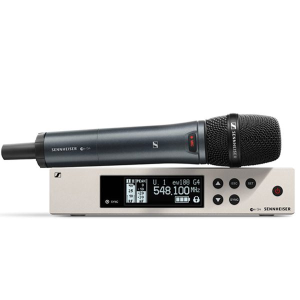SENNHEISER EW 100 G4-945-S ชุดไมค์ลอยเดี่ยวแบบมือถือ ย่าน UHF SENNHEISER EW 100 G4-945-S Hand-Held รับประกันของแท้แน่นอน 100%