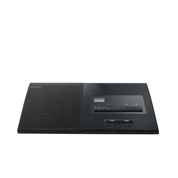 SHURE MXC630 อุปกรณ์ลงคะแนนเสียงในที่ประชุมสำหรับ ระบบดิจิตอล รองรับ NFC Card ยืนยันตัวผู้เข้าประชุม SHURE MXC630 PORTABLE CONFERENCE UNIT