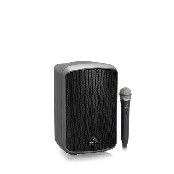 BEHRINGER MPA100BT ชุดเครื่องเสียงเคลื่อนที่ มีแอมป์ในตัว 6 นิ้ว 100 วัตต์ คลาส D มีบลูทูธ พร้อมไมค์ลอย 1ตัว BEHRINGER MPA100BT เครื่องเสียงเคลื่อนที่