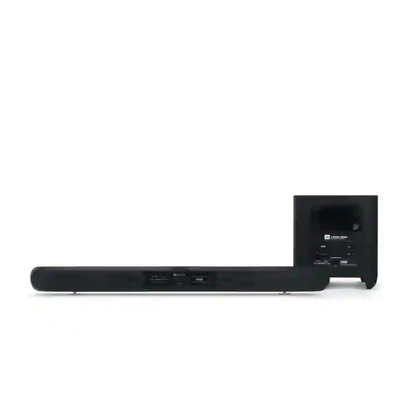 JBL SB450 4K Ultra-HD soundbar with wireless subwoofer JBL SB450 ลำโพงซาวด์บาร์ 4K Ultra-HD พร้อมลำโพงซับวูฟเฟอร์ไร้สาย 440 วัตต์ JBL SB450 soundbar