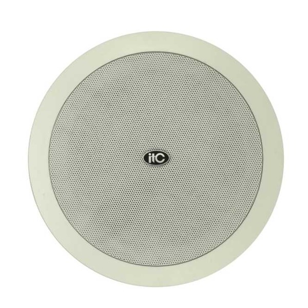 ITC T-206B 6" Coaxial Ceiling Loudspeaker(1.25W-2.5W-5W-10W) ITC T-206B ลำโพงติดเพดาน 10 วัตต์ และระบบไลนโวลล์ 70V/100V ITC T-206B Ceiling speaker