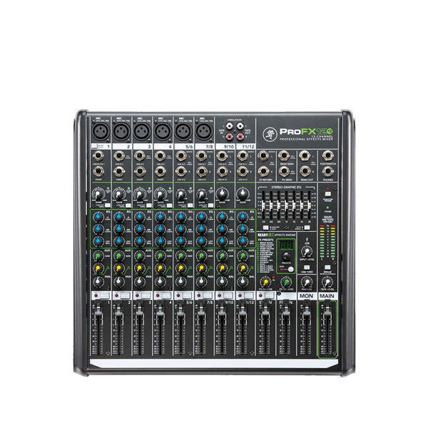 MACKIE ProFX12V2 12-CHANNEL PROFESSIONAL EFFECTS MIXER WITH USB MACKIE ProFX12V2 เครื่องผสมสัญญาณเสียง อนาล็อก 12 ชาแนล MACKIE ProFX12V2 มิกเซอร์อนาล็อก
