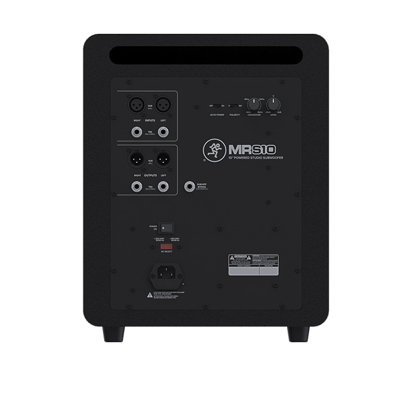 MACKIE MRS10 Powered Studio Monitor MACKIE MRS10 ตู้ลำโพงมอนิเตอร์สตูดิโอมีแอมป์ในตัว 10 นิ้ว 120 วัตต์ MACKIE MRS10 ลำโพงมอนิเตอร์สตูดิโอมีแอมป์ในตัว