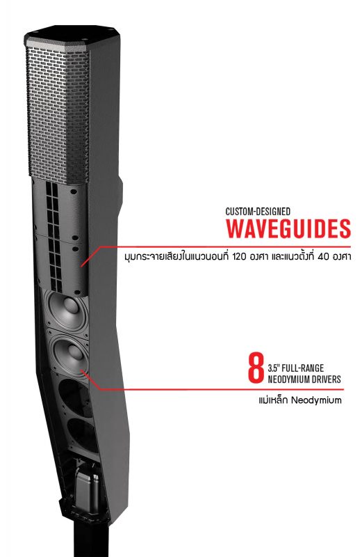 รีวิว Electro-Voice EV Evolve 50 ชุดเครื่องเสียงเคลื่อนที่ Bluetooth® ในตัว Electro-Voice EV Evolve 50 เครื่องเสียงเคลื่อนที่