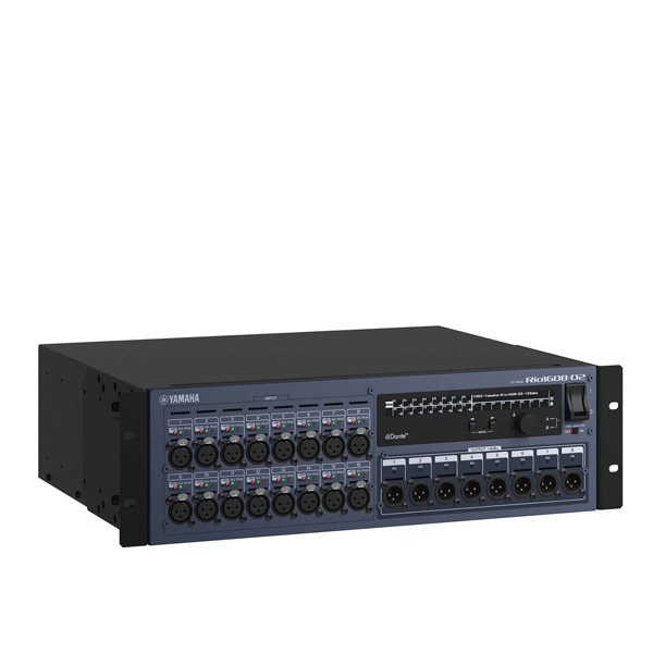 YAMAHA Rio1608-D2 I/O Rack YAMAHA Rio1608-D2 ดิจิตอล สเตจบ๊อกซ์ 16 Input 8 Output YAMAHA Rio1608-D2 Rack รับประกันของแท้แน่นอน