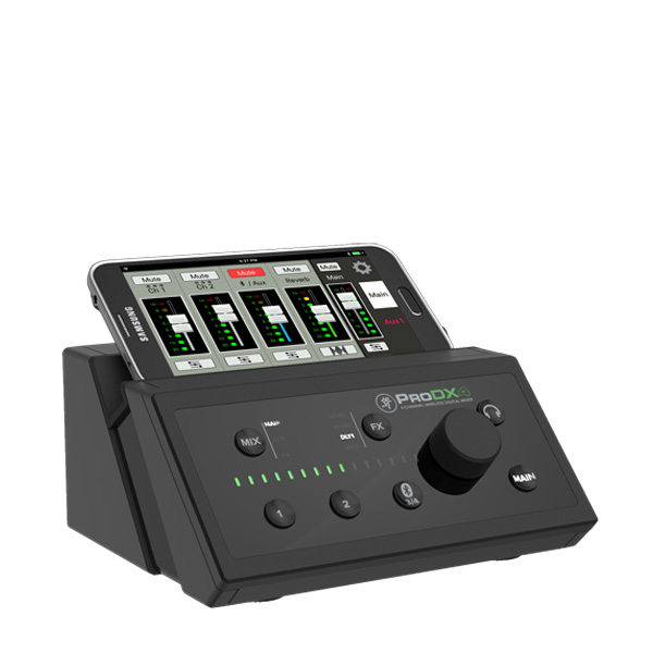 MACKIE ProDX4 4-CHANNEL WIRELESS DIGITAL MIXER MACKIE ProDX4 เครื่องผสมสัญญาณเสียง ดิจิตอล 4 ชาแนล 2 ไมค์ MACKIE ProDX4 มิกเซอร์ ดิจิตอล 4 ชาแนล